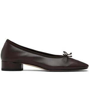 Aeyde Bow Detailed Block Heel Pumps - Brown