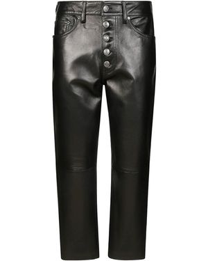 Dondup Belt-Loop Casual Trousers - Black