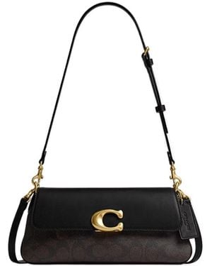 COACH Jet Signature Shoulder Bag - Black