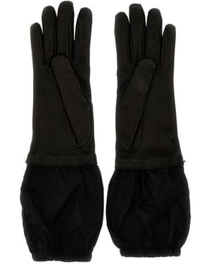 手袋 PRADA BLACK STRETCH WOOL BLEND GLOVES Prada Black Stretch Wool Blend Gloves | italist