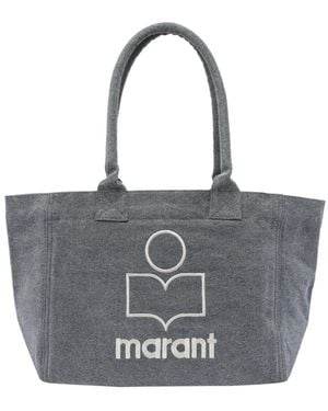Isabel Marant Yenky Logo Tote Bag - Grey