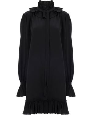 Chloé Chloé Long-Sleeve Mini Dress - Black