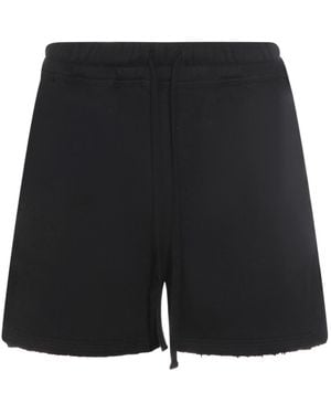 Thom Krom Drawstring Jersey Shorts - Black