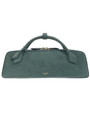 Alaïa Alaïa Le Teckel Zip-Up Clutch Bag - Green