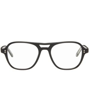 Garrett Leight Doc Non-Prescription Glasses - Metallic
