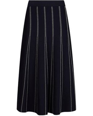 Liu Jo Striped Skirt - Blue