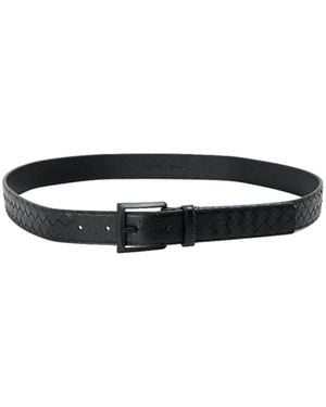 Bottega Veneta Woven Belt - White
