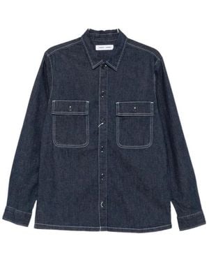 Samsøe & Samsøe Long-Sleeved Shirt - Blue