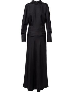 Rohe Silk Long-Sleeved Dress - Black