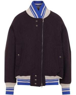Dries Van Noten Valdi Bomber Jacket - Blue