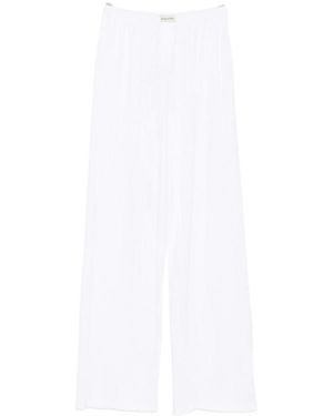 Sporty & Rich Knitted Casual Pant - White