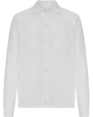 Roberto Collina Pocket Military Stitch Shirt - White