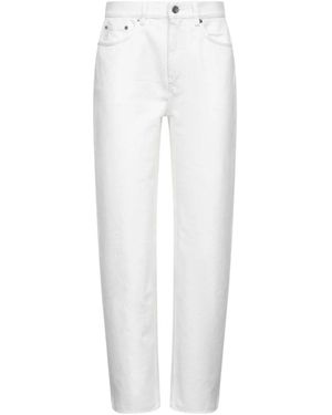 Loulou de Saison Waistband Denim Pants - White