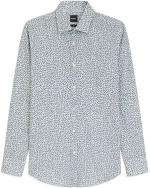 BOSS Slim-Fit Business Shirt - Blue