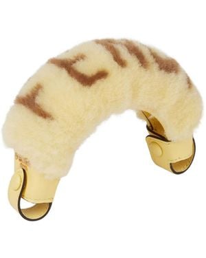 Fendi Small Peekaboo Handle Cover - Metallic