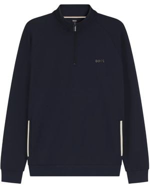 BOSS Zip-Up Hoodie - Blue