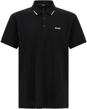 BOSS Short-Sleeved Polo Shirt - Black