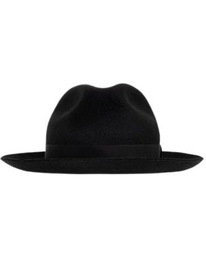 Giorgio Armani Ribbon Trim Hat - White