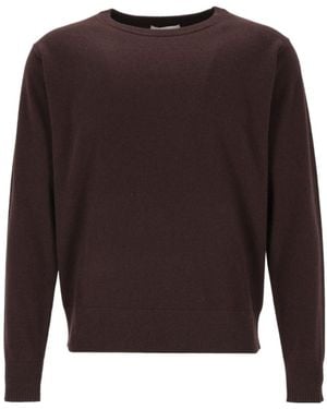 Dries Van Noten Muroli Crew-Neck Knitted Jumper - Brown