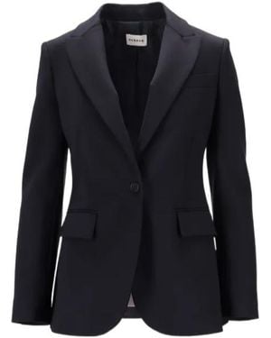 P.A.R.O.S.H. P.A.R.O..H. Single Breasted Tailored Jacket - Blue