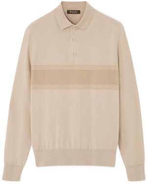 Loro Piana St. Andrews Polo Jumper - White