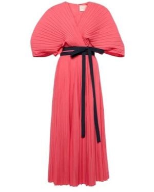 ROKSANDA Vendita Belted Midi Dress - Pink