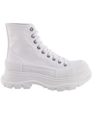McQueen Lace-Up Chunky Trainers - Grey