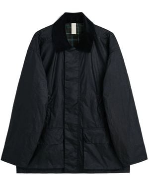 sunflower Collared Casual Jacket - Black