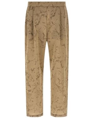 Herno Laminar Oversized Camouflage Trousers - Natural