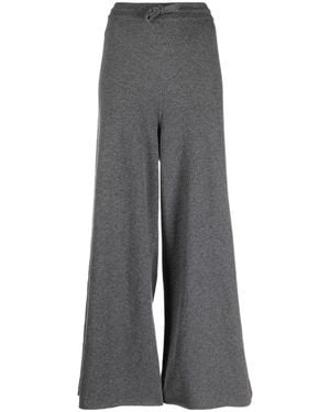 Jil Sander Drawstring Wide-Leg Pants - Gray