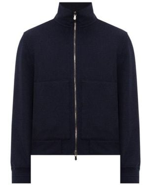 Brunello Cucinelli Long-Sleeve Casual Jacket - Blue