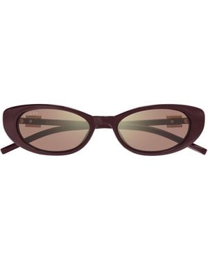 Gucci Cat-Eye Sunglasses - White