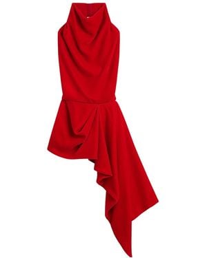 Givenchy Draped Top - Red