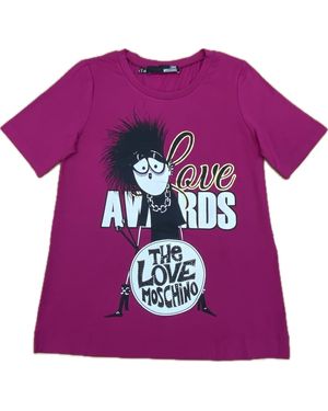 Moschino Short-Sleeved T-Shirt - Purple