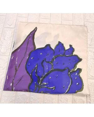 Dior Patterned Scarf - Purple