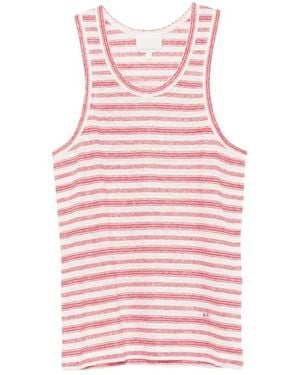 A.P.C. Striped Tank Top - Pink