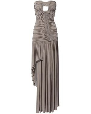 Christopher Esber Ruched Asymmetric Midi Dress - Multicolor