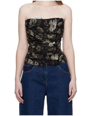 Magda Butrym Corset Top - Blue