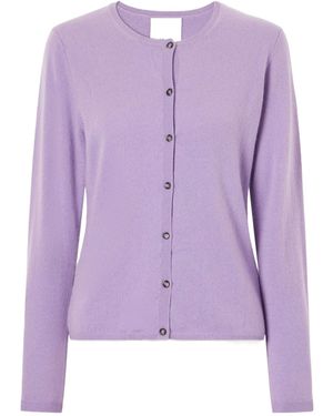 Allude Cashmere Cardigan - Purple