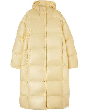 Jil Sander Quilted Down Parka - Yellow