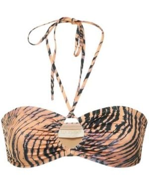 Ulla Johnson Formentera Printed Bikini Top - Natural