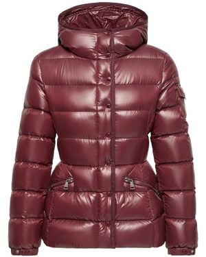 Moncler Barante Hooded Short Down Jacket - Red