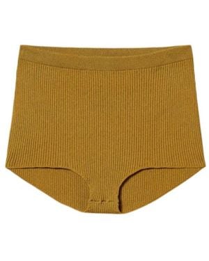 Twinset Knitted Mini Shorts - Natural