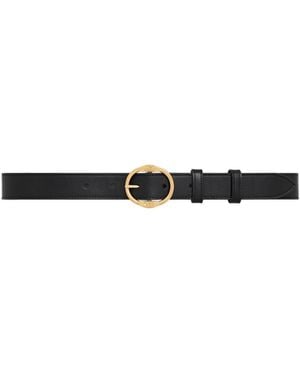 Celine Medium Twin Triomphe Belt - White