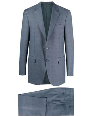 Canali Single-Breasted Two-Piece Suit - Blue