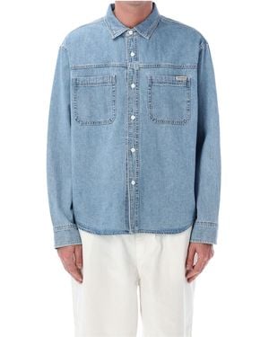 Stussy Long-Sleeved Denim Shirt - Blue