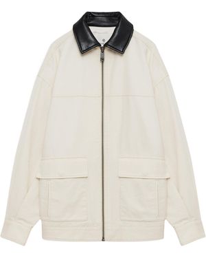 Anine Bing Collared Jacket - White
