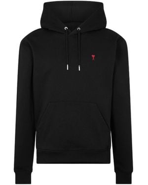 Ami Paris Logo Hoodie - Black
