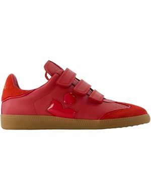 Isabel Marant Beth Perforated Sneakers - Red