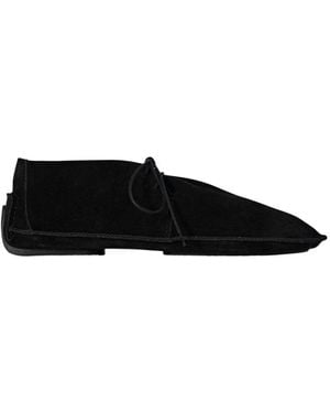 The Row Lacing Casual Shoes - Black